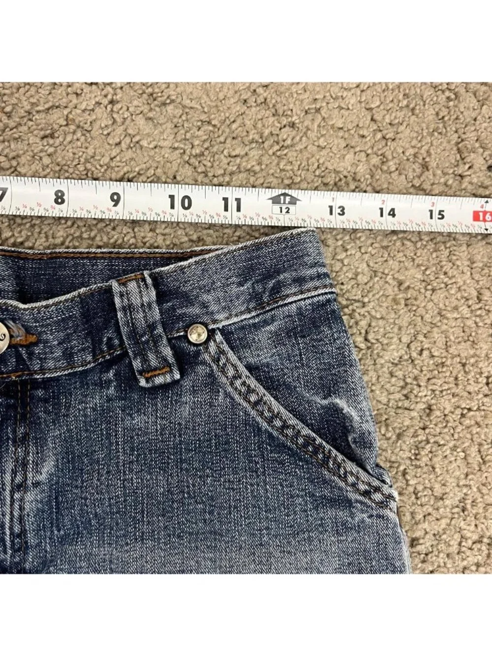 y2k distressed denim preppy summer jean cargo shorts
